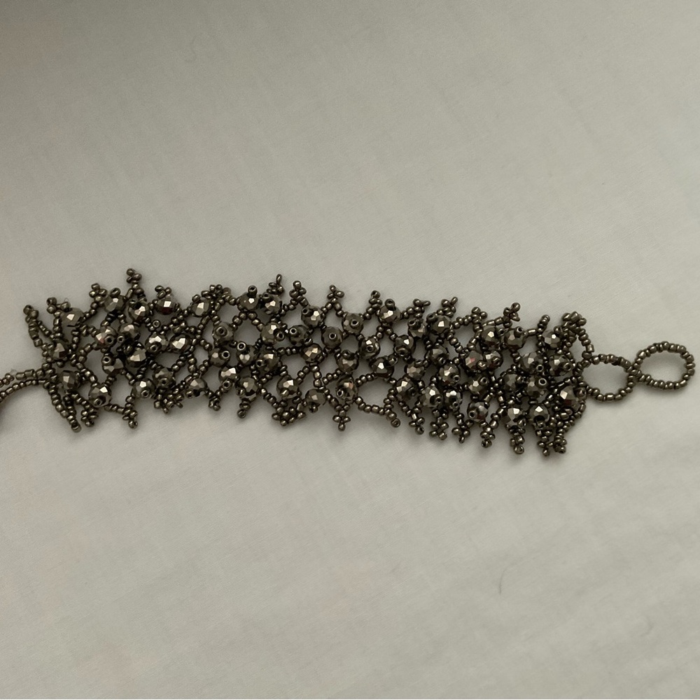 FAUX SEED BEAD BRACELET, VINTAGE